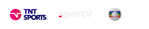 Carrossel com logos de canais disponíveis na Core Play TV, incluindo opções populares de TV ao vivo