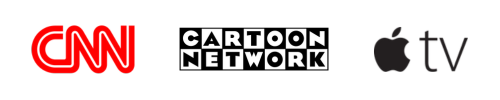 Carrossel com logos de canais disponíveis na Core Play TV, incluindo opções populares de TV ao vivo